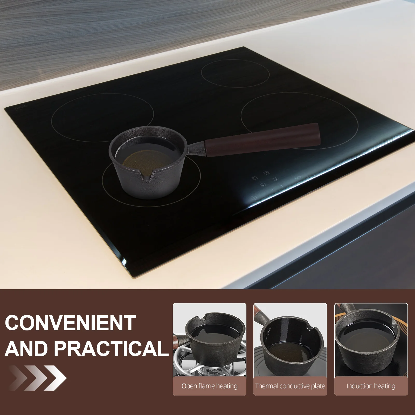 Mini Egg Pan Cast Iron Oil Pot With Wood Handle For Butter Melting Milk Warming Stir Fry Cooking Cast Iron Skillet Griddle
Mini Egg Pan Cast Iron Oil Pot With Wood Handle For Butter Melting Milk Warming Stir Fry Cooking Cast Iron Skillet Griddle