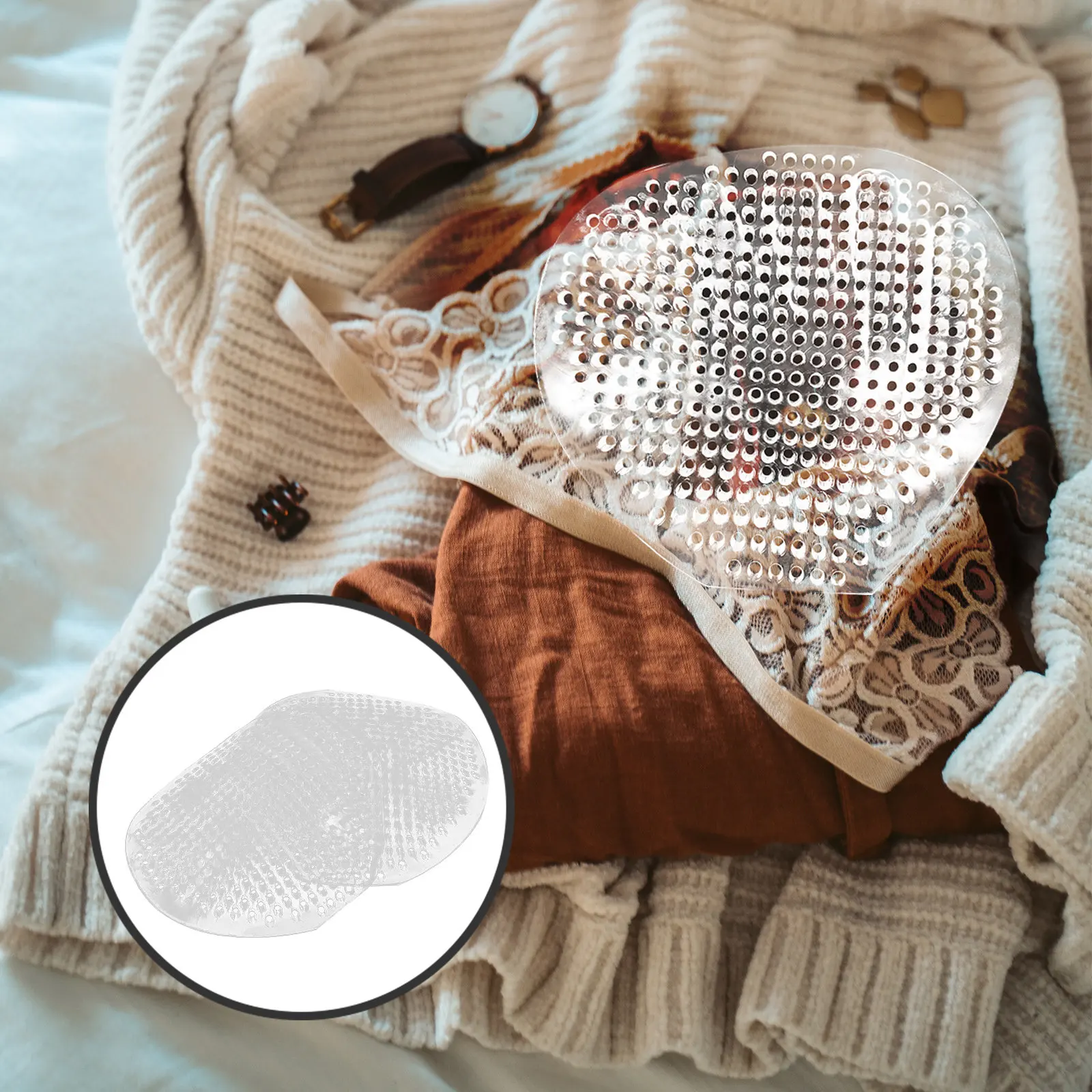 1Pair Silicone Bra Inserts Pads Breathable Lightweight Lift Enhancers for Dress Underwear Nursing Bra Corset Beach Pool
1Pair Silicone Bra Inserts Pads Breathable Lightweight Lift Enhancers for Dress Underwear Nursing Bra Corset Beach Pool
