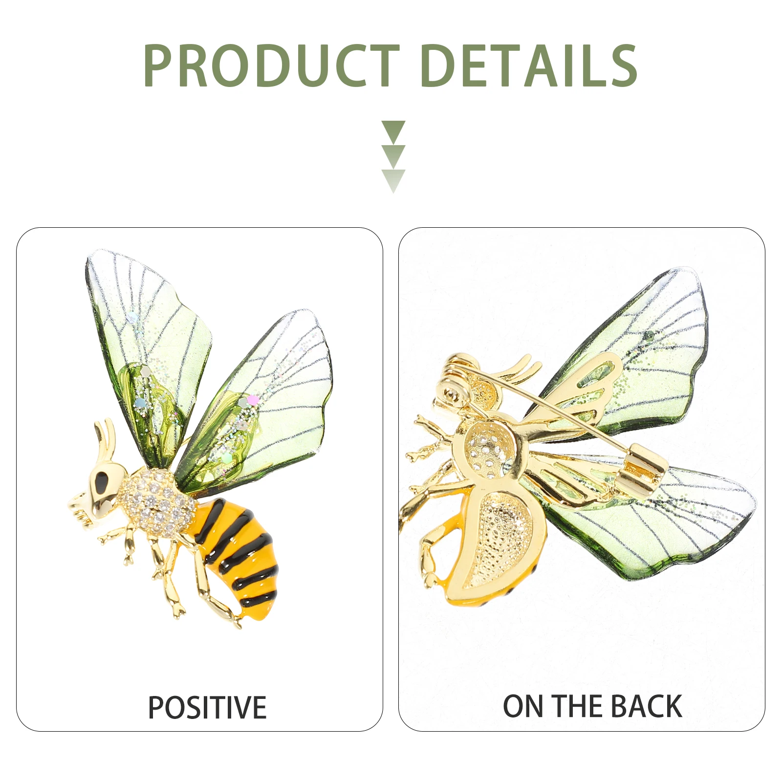 Bee Charms Brooch Jewelry Attractive Retro Shape Miss Brooches for Women Boutonniere Pins
Bee Charms Brooch Jewelry Attractive Retro Shape Miss Brooches for Women Boutonniere Pins