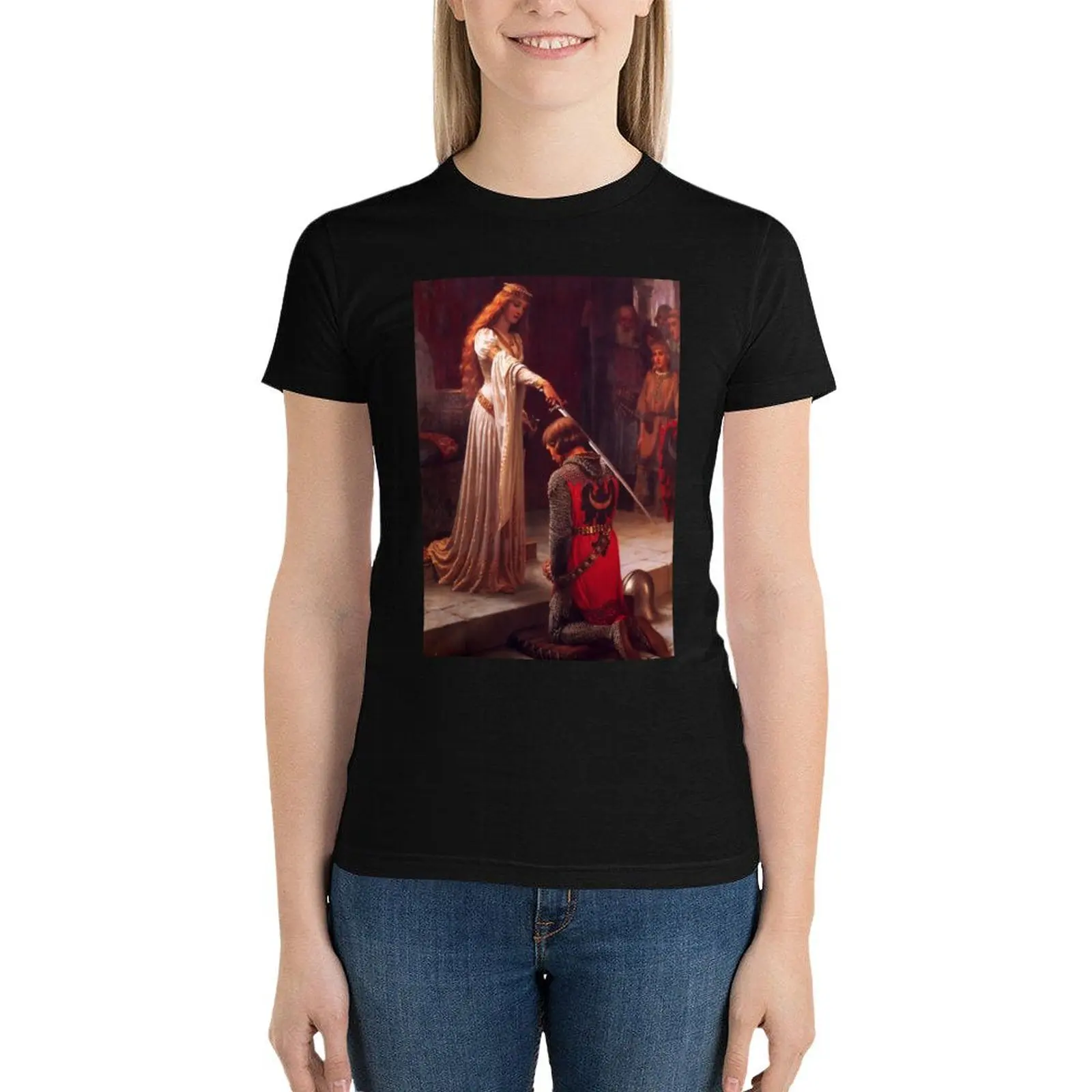 The Accolade - Edmund Leighton T-Shirt shirts graphic tees Aesthetic clothing plus size tops cropped t shirts for Women
The Accolade - Edmund Leighton T-Shirt shirts graphic tees Aesthetic clothing plus size tops cropped t shirts for Women