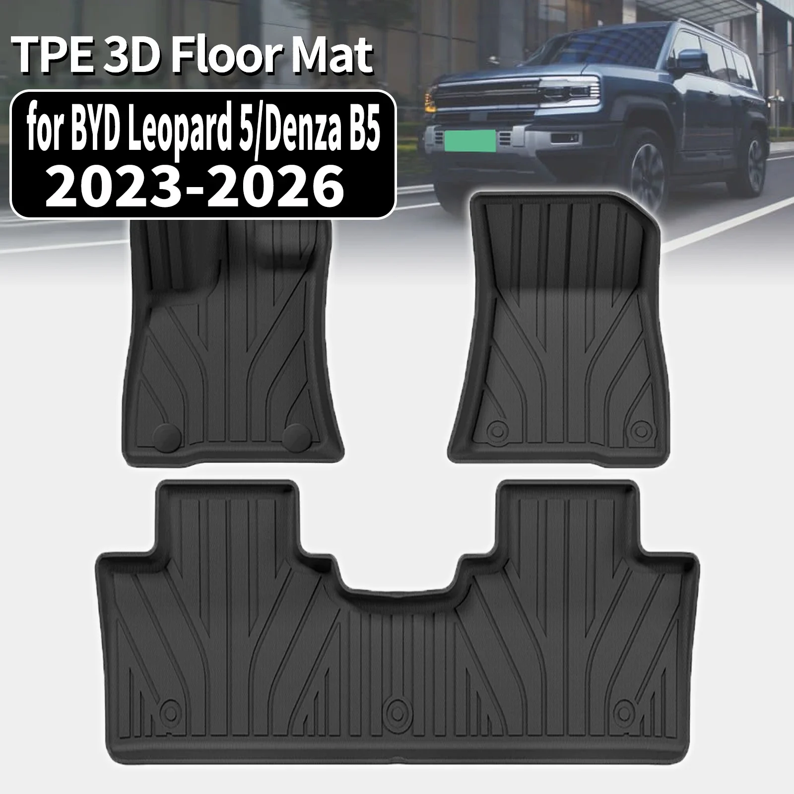 for BYD Leopard 5 Denza B5 Bao 5 2023 2024 2025 2026 TPE Car Floor Mats Waterproof Non-Slip Easy Clean Accessories
for BYD Leopard 5 Denza B5 Bao 5 2023 2024 2025 2026 TPE Car Floor Mats Waterproof Non-Slip Easy Clean Accessories