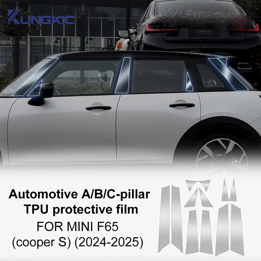 Window A B C Pillars Protection Film Sticker Anti-scratch Transparent Exterior Styling TPU for BMW Mini Cooper S F65 2024 2025
Window A B C Pillars Protection Film Sticker Anti-scratch Transparent Exterior Styling TPU for BMW Mini Cooper S F65 2024 2025