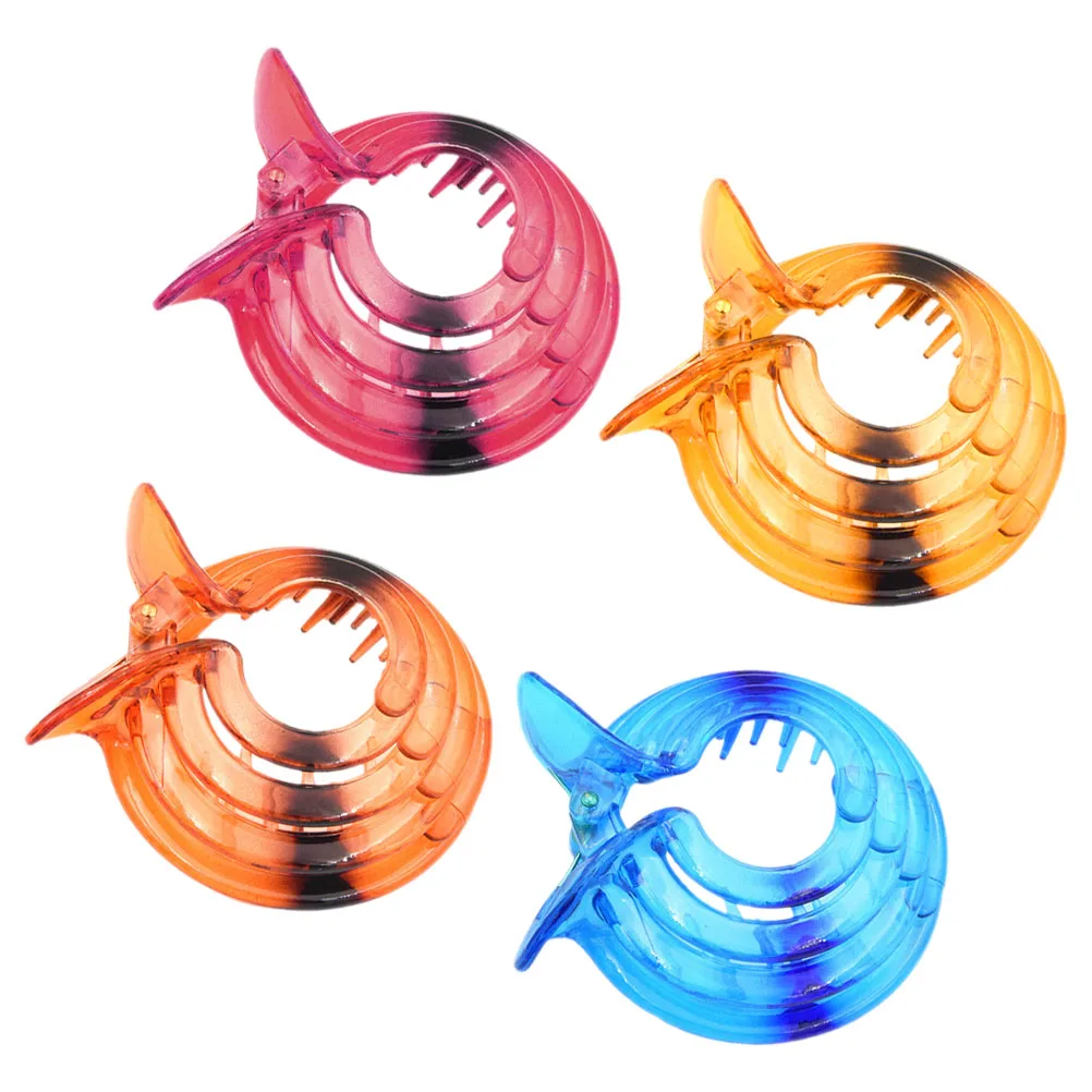 4 Pcs Claw Clips Accessories Women Girls Unique Spiral Design Comfortable Non Slip Thin Thick Hair Face Washing Makeup House
4 Pcs Claw Clips Accessories Women Girls Unique Spiral Design Comfortable Non Slip Thin Thick Hair Face Washing Makeup House