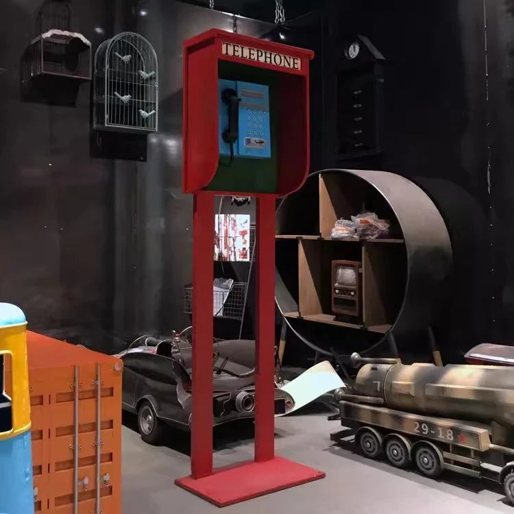Retro European retro red phone booth large soft ornament British industrial style decorative prop model
Retro European retro red phone booth large soft ornament British industrial style decorative prop model
