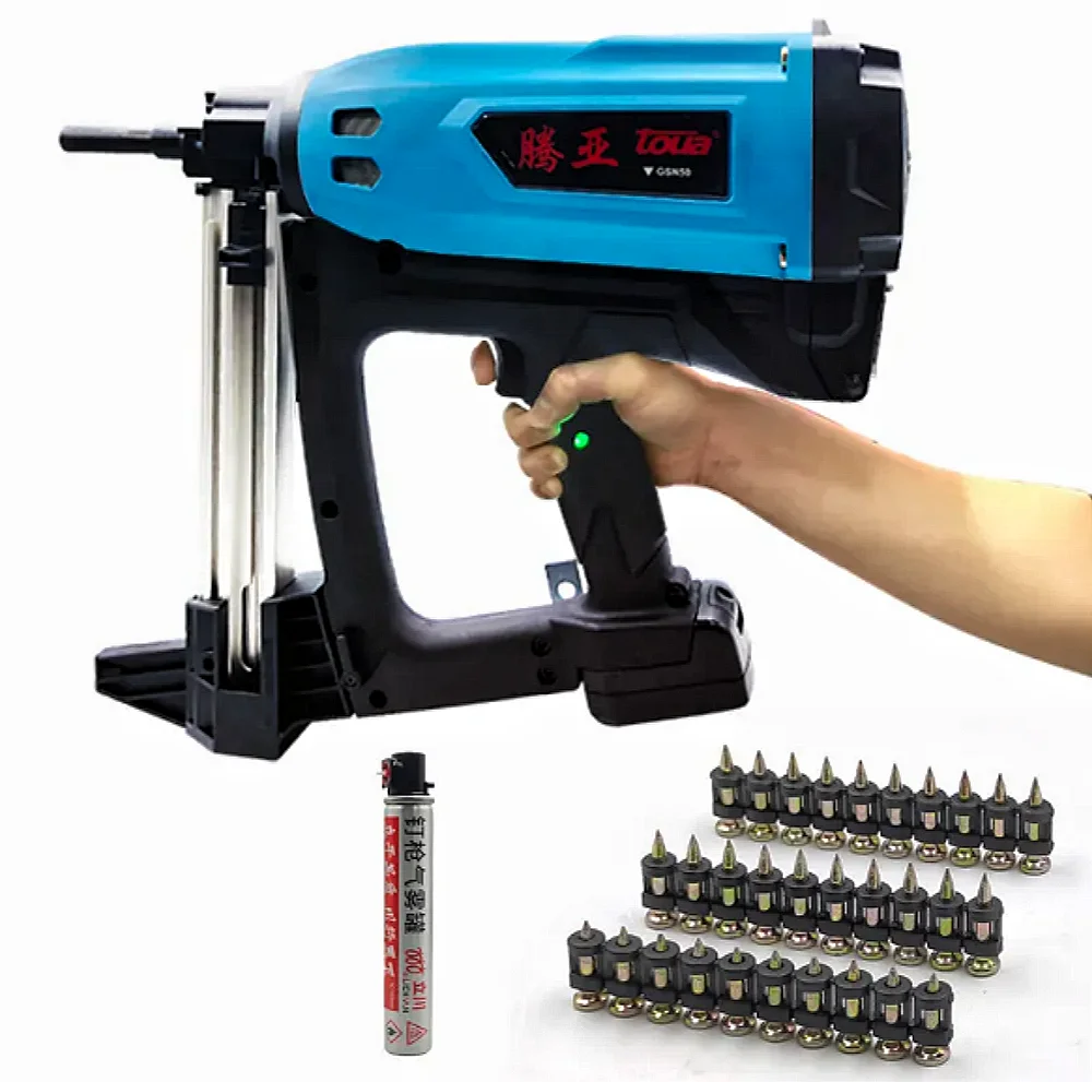 High Quality Gas Actuated Concrete Nailer for Concrete and Steel Best Nail Gun Toua Gsn50
High Quality Gas Actuated Concrete Nailer for Concrete and Steel Best Nail Gun Toua Gsn50