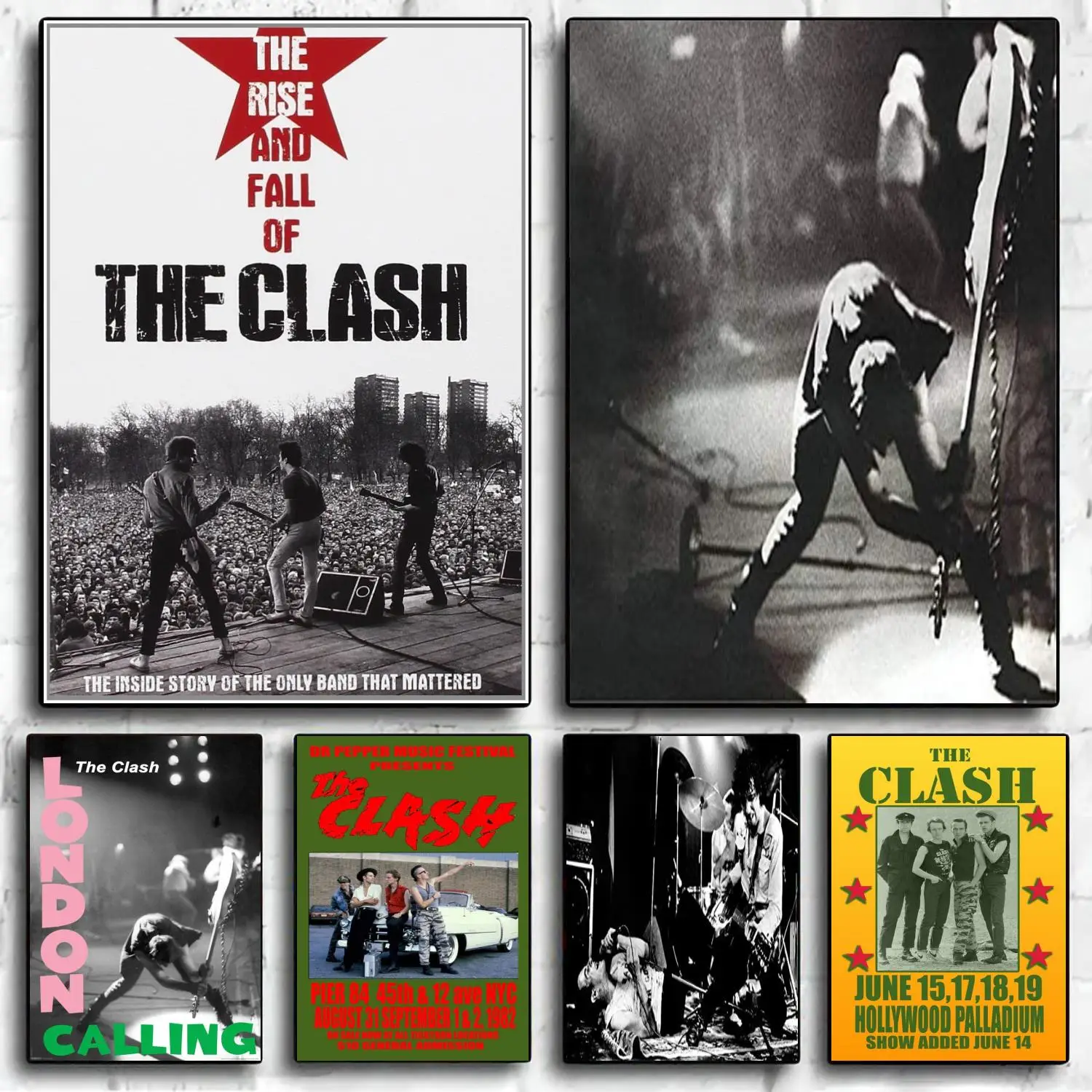 The Clash Band Decoration Art Poster Wall Art Personalized Gift Modern Family bedroom Decor Canvas Posters
The Clash Band Decoration Art Poster Wall Art Personalized Gift Modern Family bedroom Decor Canvas Posters
