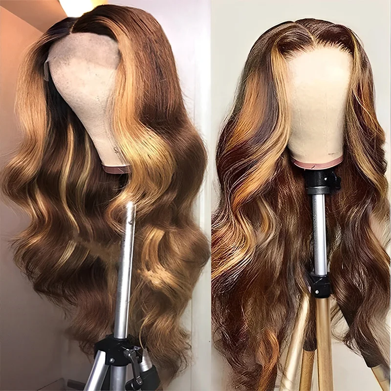 P4/27 Highlight Body Wave 13x4 lace front human hair wig Pre Plucked Brazilian Colored Water Wave For Black Women hd lace wigs
P4/27 Highlight Body Wave 13x4 lace front human hair wig Pre Plucked Brazilian Colored Water Wave For Black Women hd lace wigs
