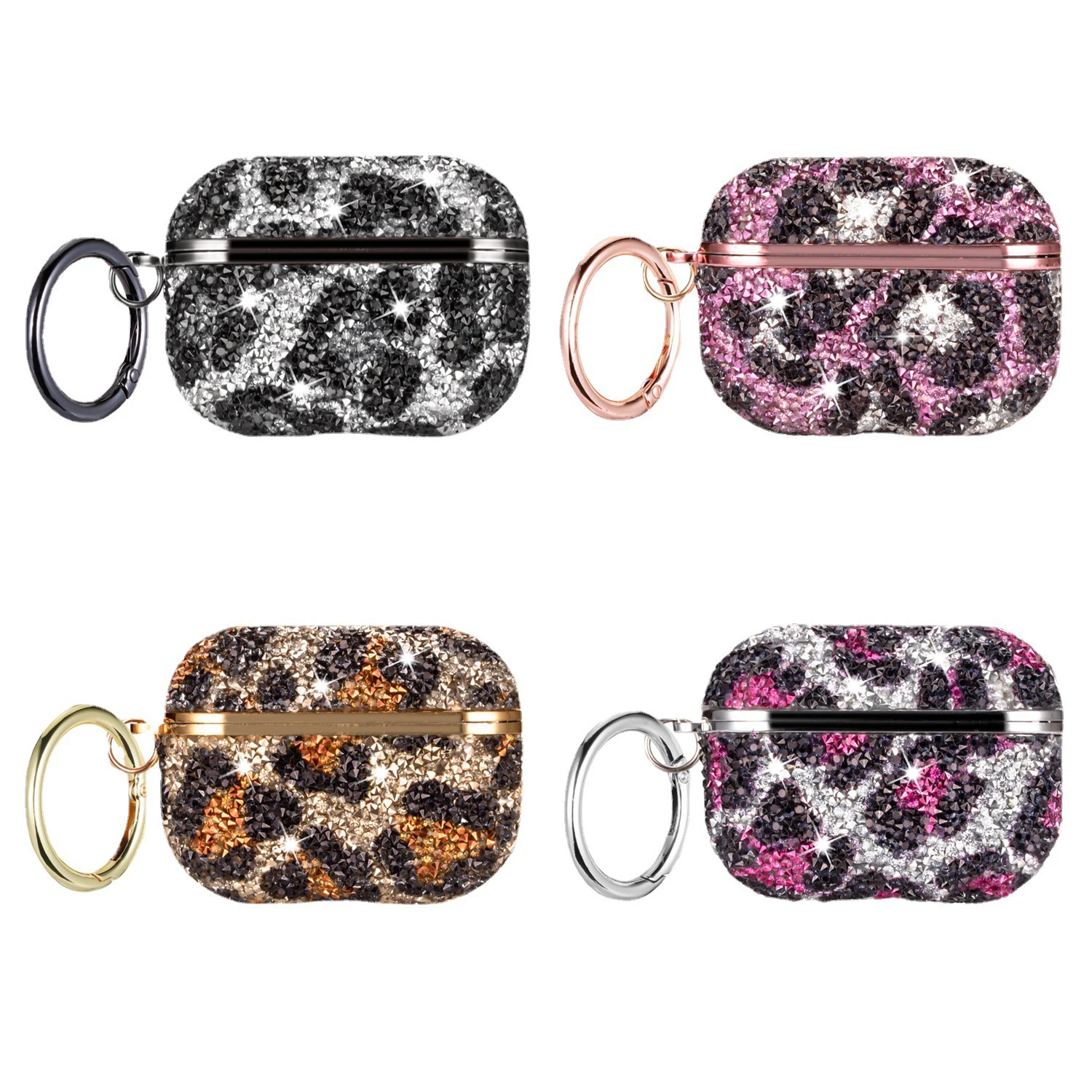 Flash Rhinestone Leopard Print For Airpods 4 3 2 1 Pro3 1/2nd Generation Rhinestone Case Luxury Girls Headphone Shockproof Case
Flash Rhinestone Leopard Print For Airpods 4 3 2 1 Pro3 1/2nd Generation Rhinestone Case Luxury Girls Headphone Shockproof Case