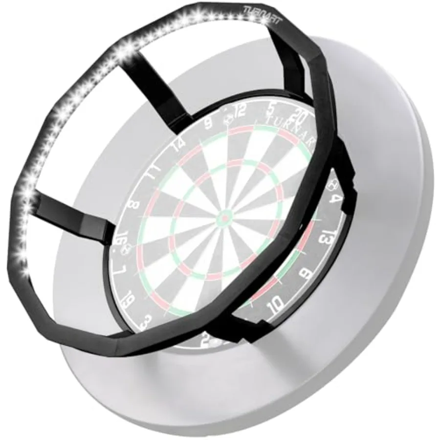 Dart Board Light 360° Dartboard Light Dart Accessories for Dartboards 90 LED Dart Board Lighting System 550 LUX Illumination
Dart Board Light 360° Dartboard Light Dart Accessories for Dartboards 90 LED Dart Board Lighting System 550 LUX Illumination