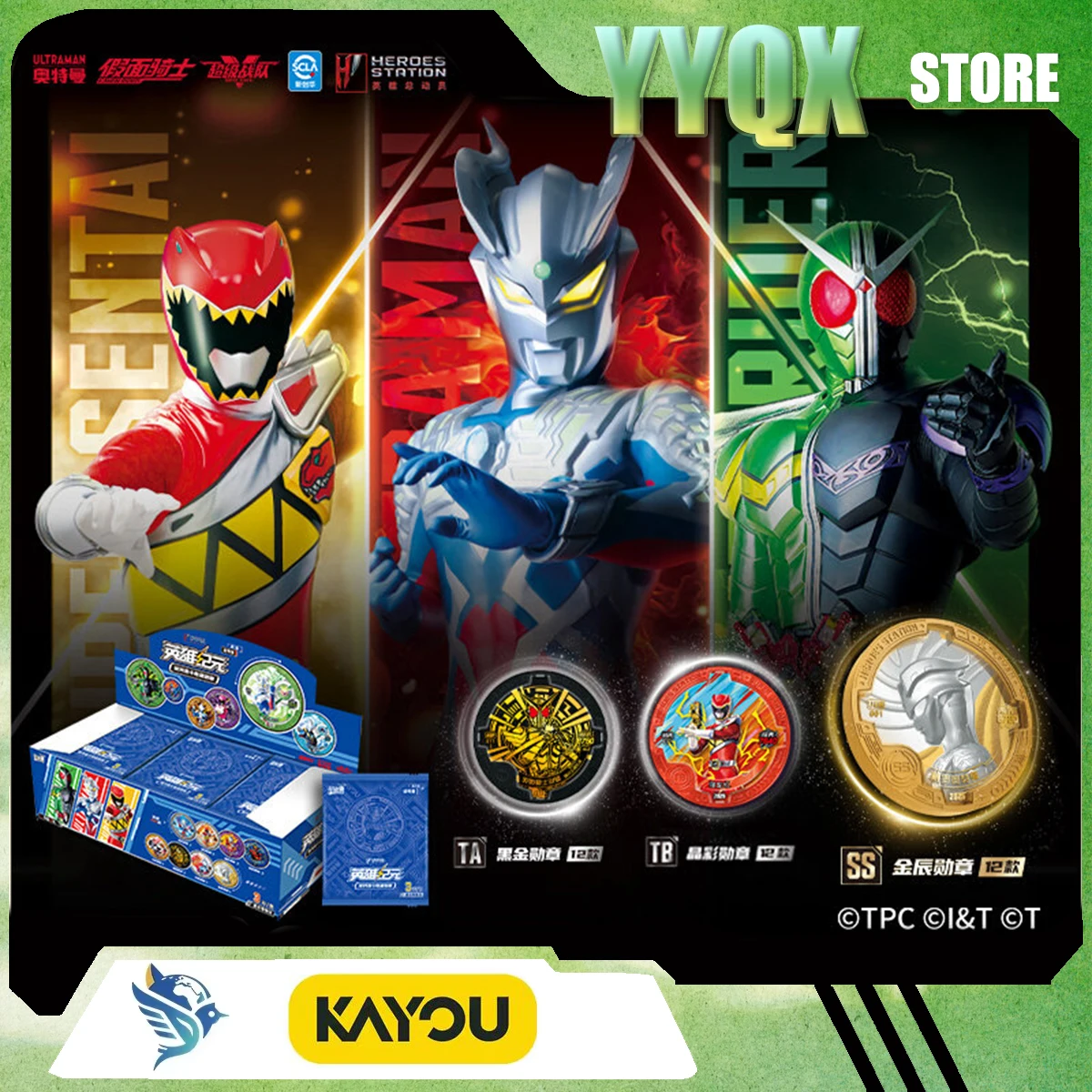 KAYOU 2026 New Heroes Galaxy Battle Ultraman Medal Collection Periphery Toy Cute Surprise Gift Movie Animation Ornament Like
KAYOU 2026 New Heroes Galaxy Battle Ultraman Medal Collection Periphery Toy Cute Surprise Gift Movie Animation Ornament Like
