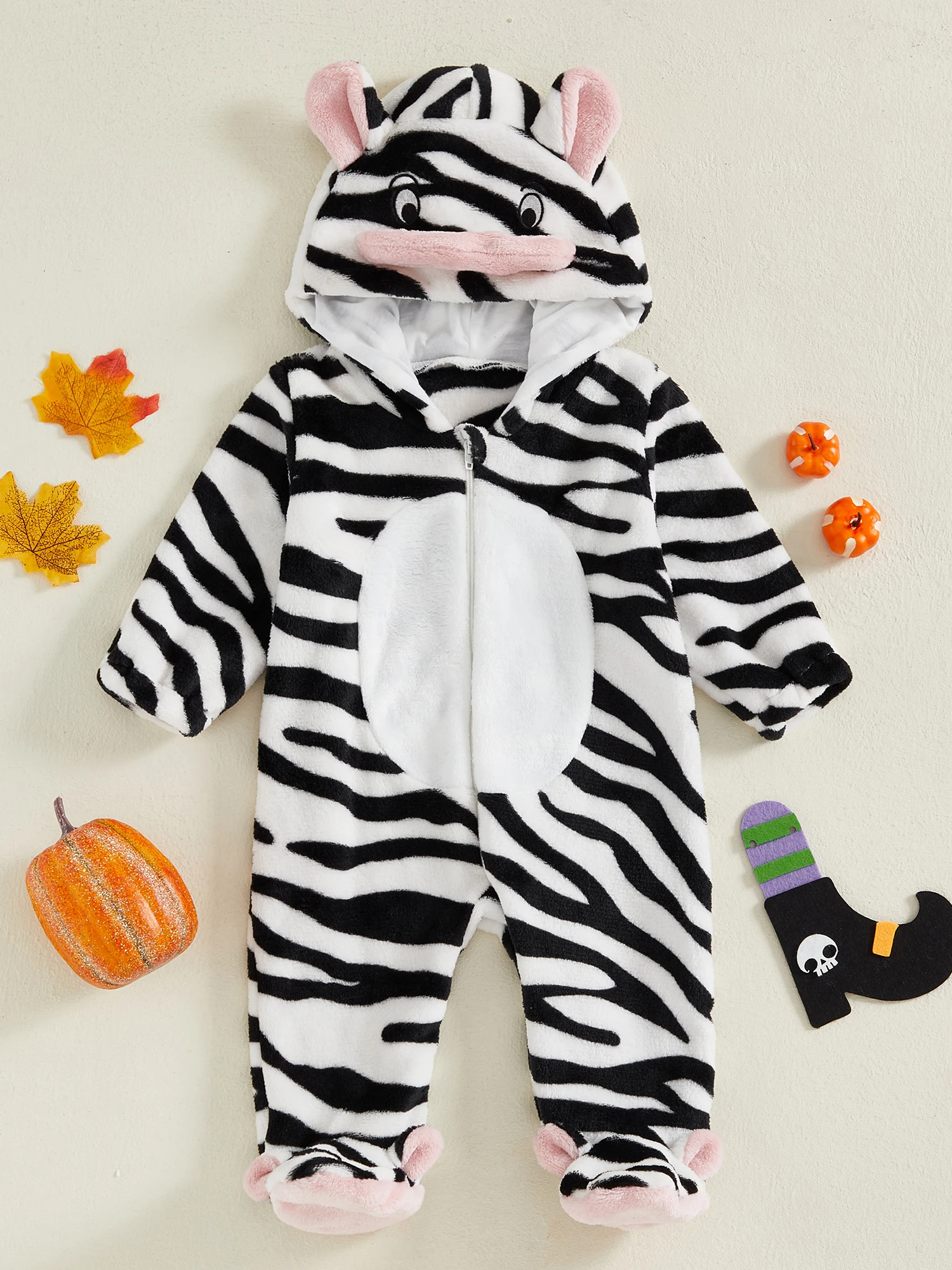 Adorable Toddler Hooded Stylish Halloween Tiger Outfit Cozy Long Sleeve Playsuit Costume for Babies
Adorable Toddler Hooded Stylish Halloween Tiger Outfit Cozy Long Sleeve Playsuit Costume for Babies