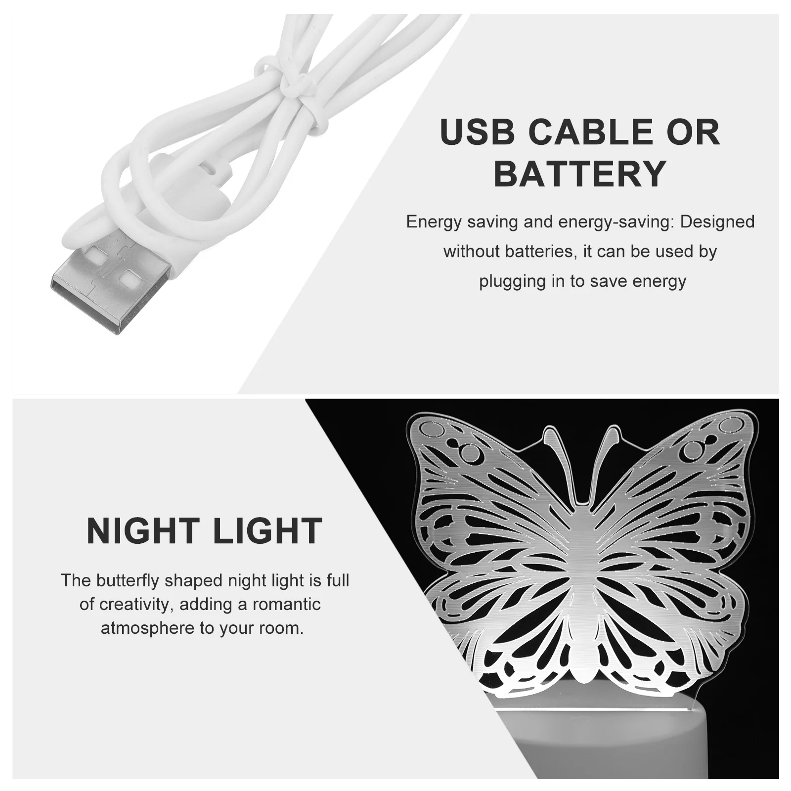 Butterfly Night Light Acrylic Table Lamp For Kids Bedroom Decor Led Illuminated Ornament Girls Gift Bedside Lamp
Butterfly Night Light Acrylic Table Lamp For Kids Bedroom Decor Led Illuminated Ornament Girls Gift Bedside Lamp