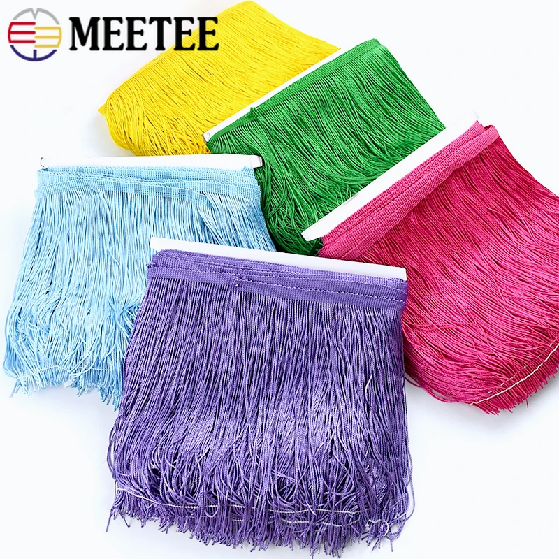 10M Meetee 30cm Colorful Long Tassel Fringe for Sewing Stage Performance Dress Tassels Curtains Lace Trim Decorative Accessories
10M Meetee 30cm Colorful Long Tassel Fringe for Sewing Stage Performance Dress Tassels Curtains Lace Trim Decorative Accessories