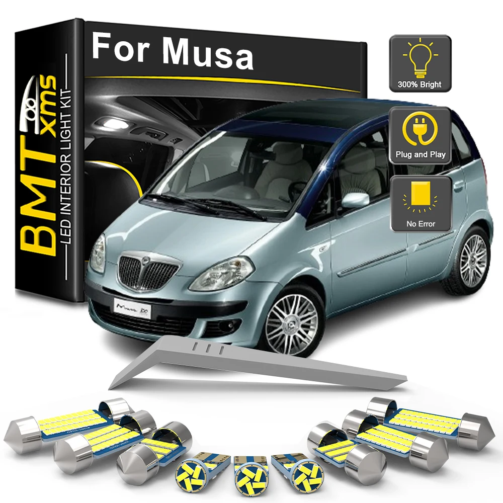 BMTxms 8Pcs For Lancia Musa 2004 2005 2006 2007 2008 2009 2010 2011 2012 Car LED Interior Light Bulb Kit Dome Canbus No Error
BMTxms 8Pcs For Lancia Musa 2004 2005 2006 2007 2008 2009 2010 2011 2012 Car LED Interior Light Bulb Kit Dome Canbus No Error
