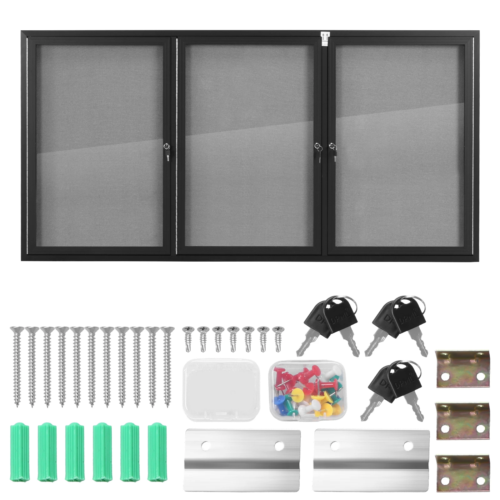 Доска объявлений в алюминиевой раме с пробковой поверхностью и стеклянной запирающейся дверцей для школ, офисов, коммерческих объектов, больниц и т.д.
Доска объявлений в алюминиевой раме с пробковой поверхностью и стеклянной запирающейся дверцей для школ, офисов, коммерческих объектов, больниц и т.д.