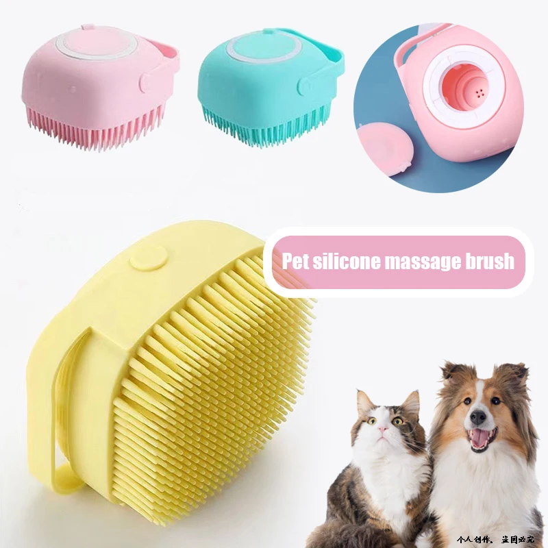1pcs Bathroom Puppycat Soft Silicone Dog Cat Brush Brush Clean Tools Comb Dog Cat Cleaning Grooming Supplies
1pcs Bathroom Puppycat Soft Silicone Dog Cat Brush Brush Clean Tools Comb Dog Cat Cleaning Grooming Supplies