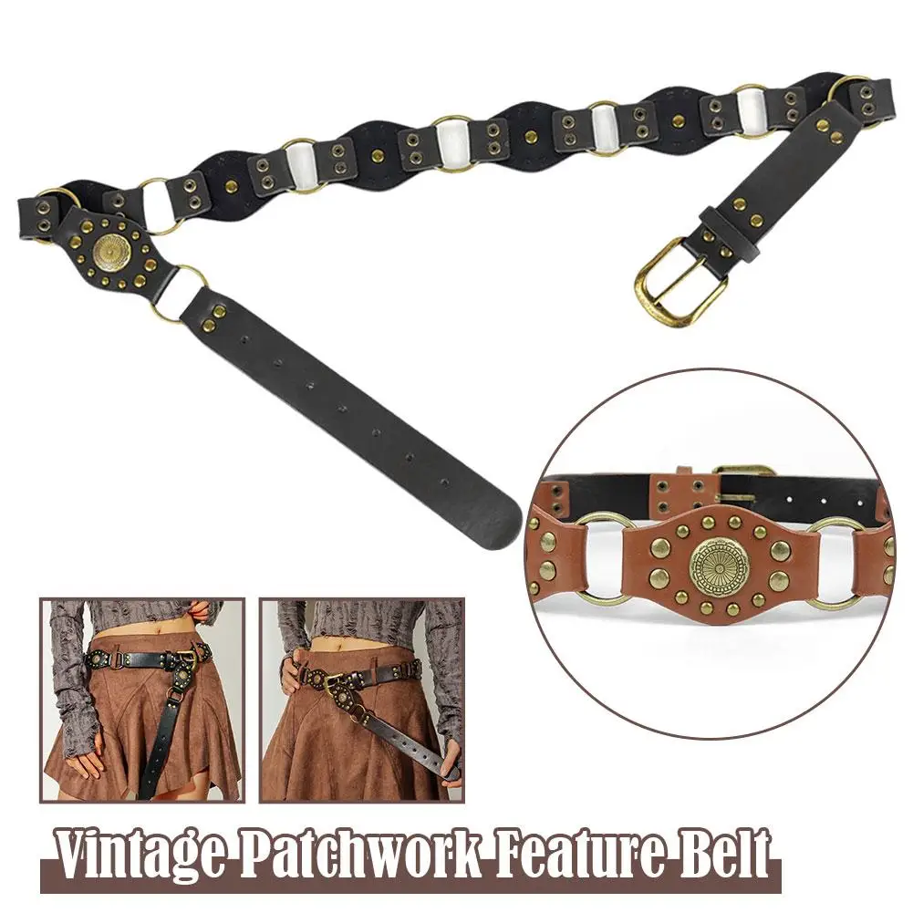 Retro American Street Fashion Hollow Belt Punk Metal Buckle Y2k Pu Leather Waist Belt For Girls U7g0
Retro American Street Fashion Hollow Belt Punk Metal Buckle Y2k Pu Leather Waist Belt For Girls U7g0