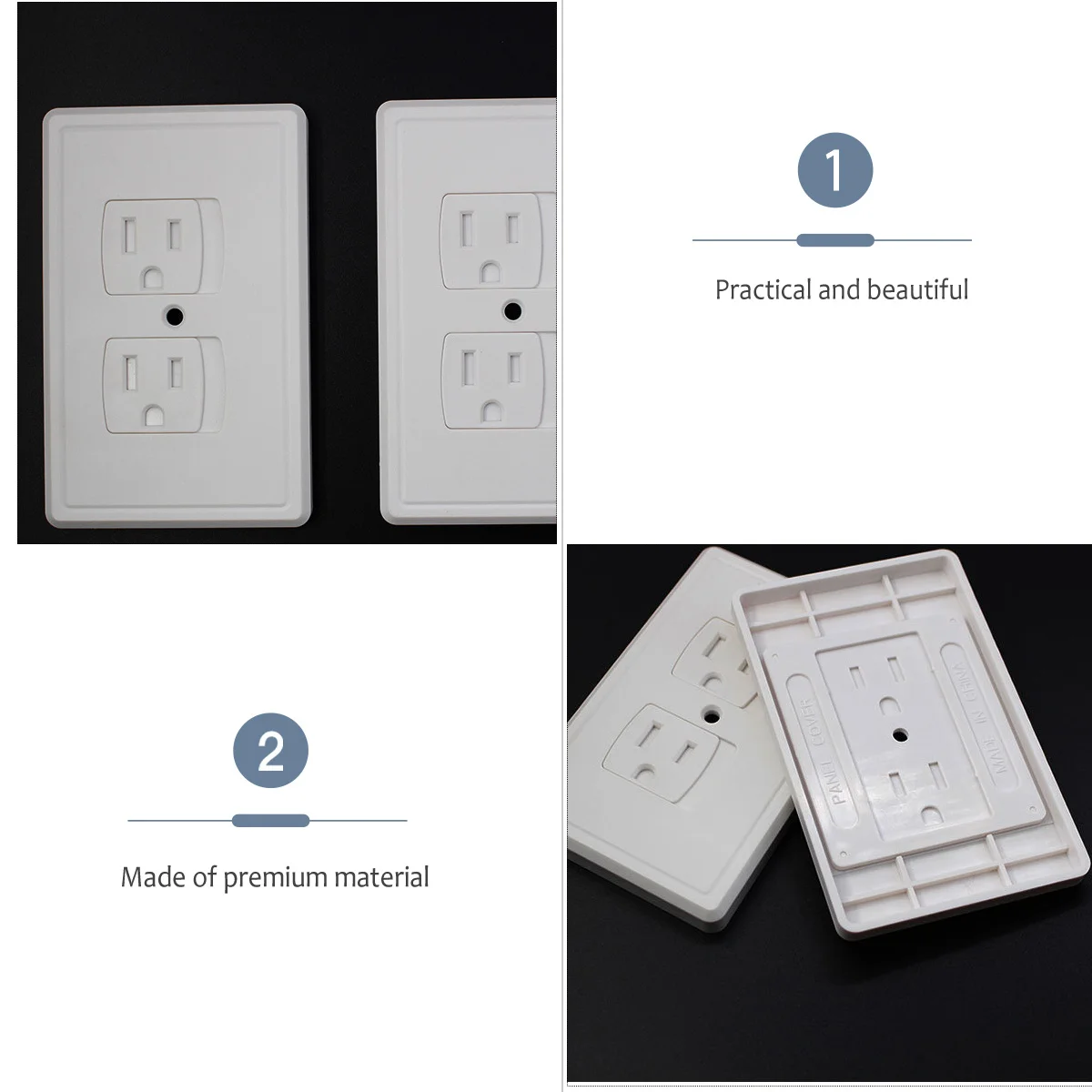 3Pcs Childproof Electric Outlet Covers Baby Safety Plug Wall Socket Covers Self-Closing Child Safe Outlet Protection
3Pcs Childproof Electric Outlet Covers Baby Safety Plug Wall Socket Covers Self-Closing Child Safe Outlet Protection