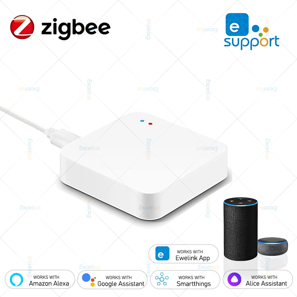 Концентратор шлюза ZigBee 3.0, беспроводной шлюз для умного дома, мост, приложение Ewelink, дистанционное управление, устройство автоматизации, работает с Alexa Google
Концентратор шлюза ZigBee 3.0, беспроводной шлюз для умного дома, мост, приложение Ewelink, дистанционное управление, устройство автоматизации, работает с Alexa Google