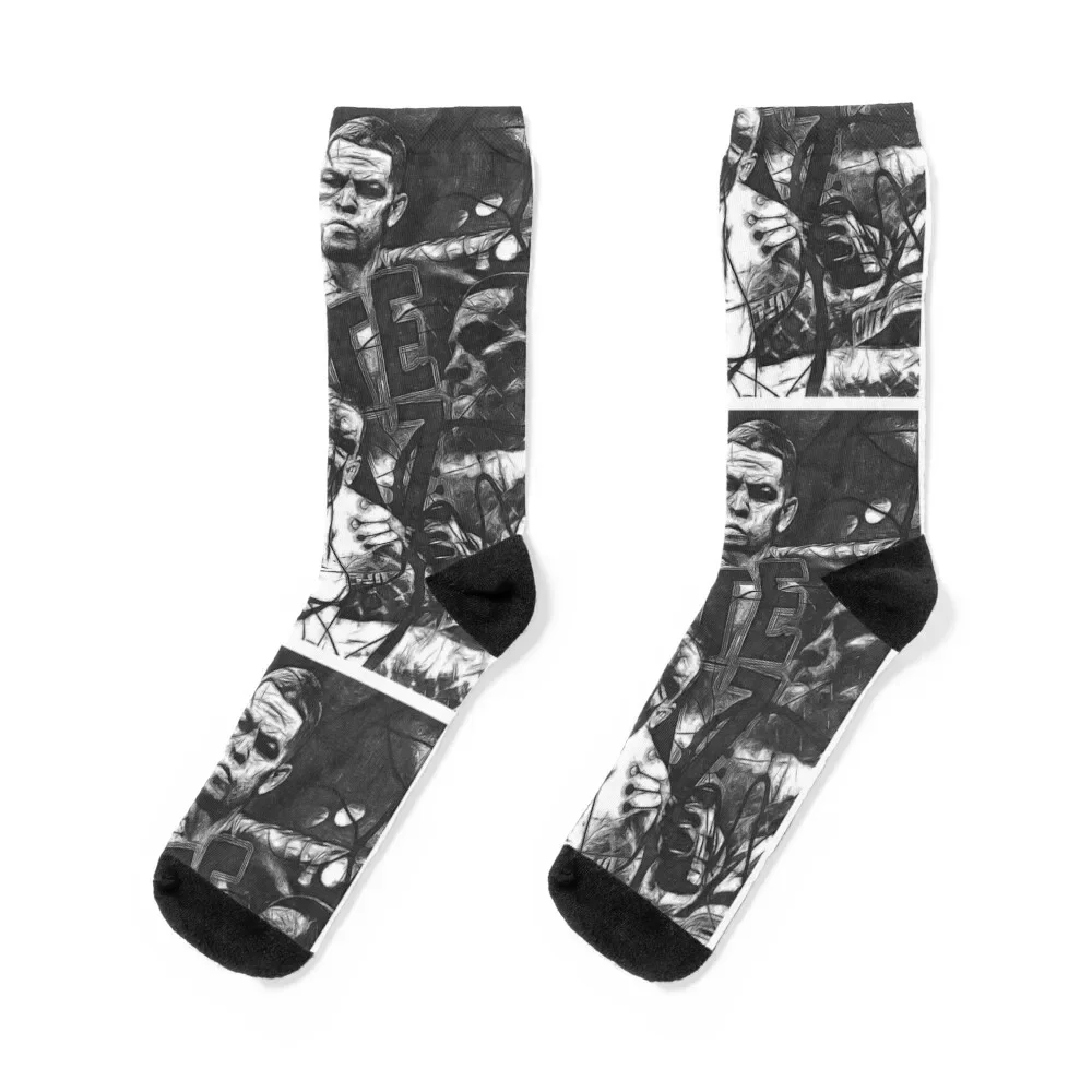 Nate Diaz Black and White Socks men cotton high quality cycling Lots basketball Socks Women's Men's
Nate Diaz Black and White Socks men cotton high quality cycling Lots basketball Socks Women's Men's