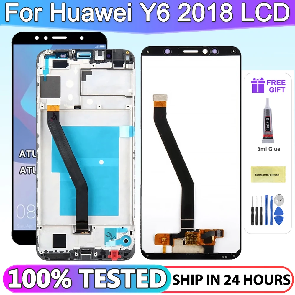 Для HUAWEI Y6 2018 5,7 ''для Y6 Prime 2018 ATU-L11 LX3 L21 L22 ЖК-дисплей, сменный преобразователь сенсорного экрана в сборе
Для HUAWEI Y6 2018 5,7 ''для Y6 Prime 2018 ATU-L11 LX3 L21 L22 ЖК-дисплей, сменный преобразователь сенсорного экрана в сборе