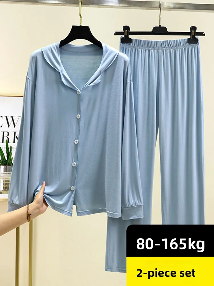 Комплект из модала Long Sve Spwear, женский весенне-летний легкий повседневный свободный крой, домашняя одежда, комплект из двух предметов, пуговицы спереди
Комплект из модала Long Sve Spwear, женский весенне-летний легкий повседневный свободный крой, домашняя одежда, комплект из двух предметов, пуговицы спереди