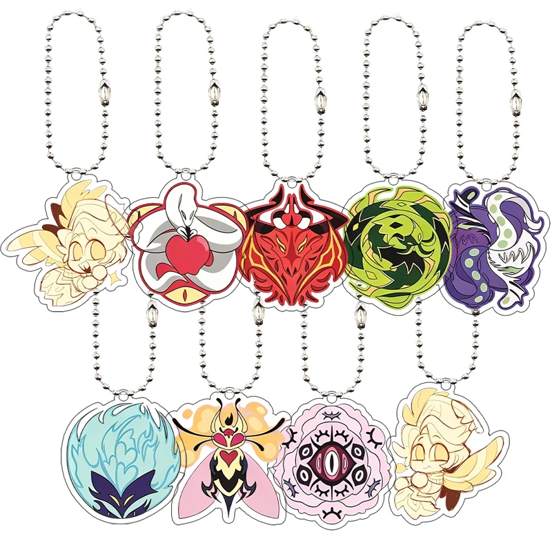 9pcs Anime Cartoon Hazbin Hotel Character Acrylic Keychain Cute Symbol Emblem Crest Pendant Decoration Key Ring Gifts Toys
9pcs Anime Cartoon Hazbin Hotel Character Acrylic Keychain Cute Symbol Emblem Crest Pendant Decoration Key Ring Gifts Toys