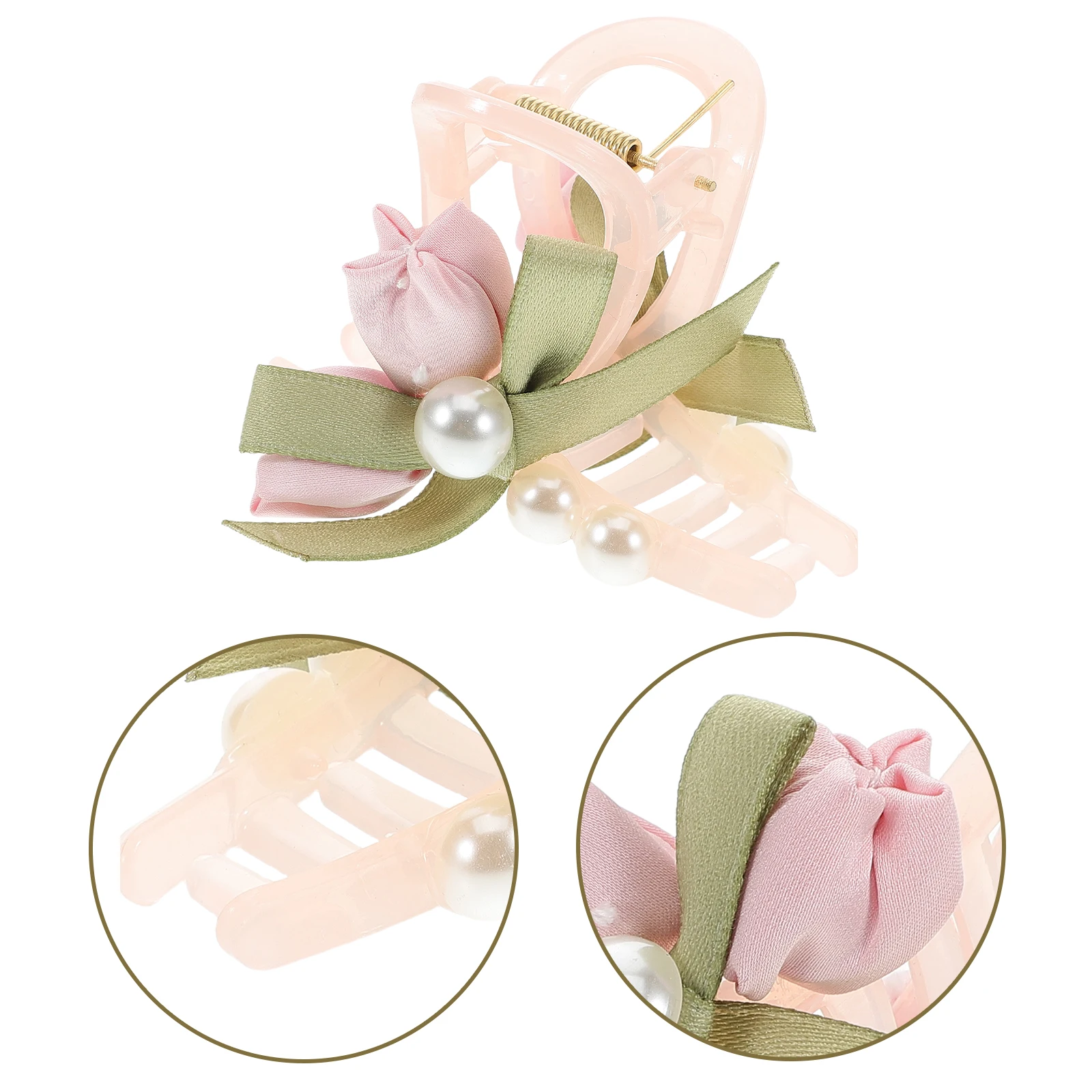 Tulip Hair Claw Clip Elegant Fabric Floral Asian Accessories Non Slip Bridal Wedding Bridesmaid Women Vintage Valentine Fancy
Tulip Hair Claw Clip Elegant Fabric Floral Asian Accessories Non Slip Bridal Wedding Bridesmaid Women Vintage Valentine Fancy