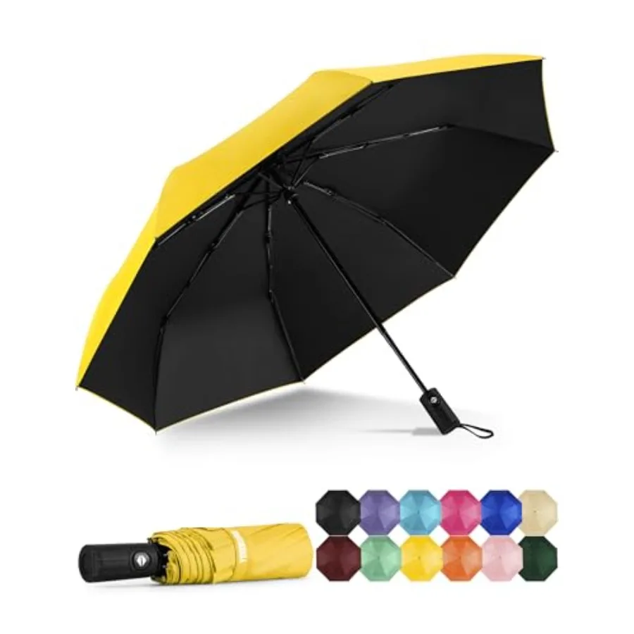 Windproof Travel Umbrella - Automatic Umbrellas for Rain, Compact Folding Umbrella with UV Protection, Lightweight Portable Des
Windproof Travel Umbrella - Automatic Umbrellas for Rain, Compact Folding Umbrella with UV Protection, Lightweight Portable Des