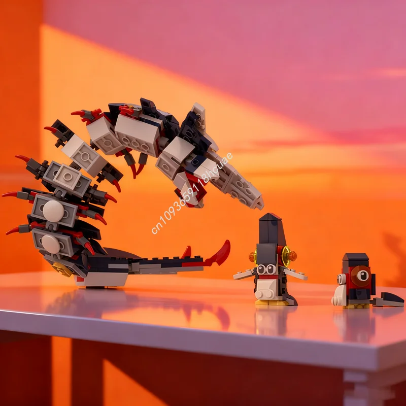 310pcs MOC Ice Worm Pengwing Pengling Deep Sea Creatored Model Christmas Gifts Building Blocks Toy Assemble DIY Idea Brick Kids
310pcs MOC Ice Worm Pengwing Pengling Deep Sea Creatored Model Christmas Gifts Building Blocks Toy Assemble DIY Idea Brick Kids