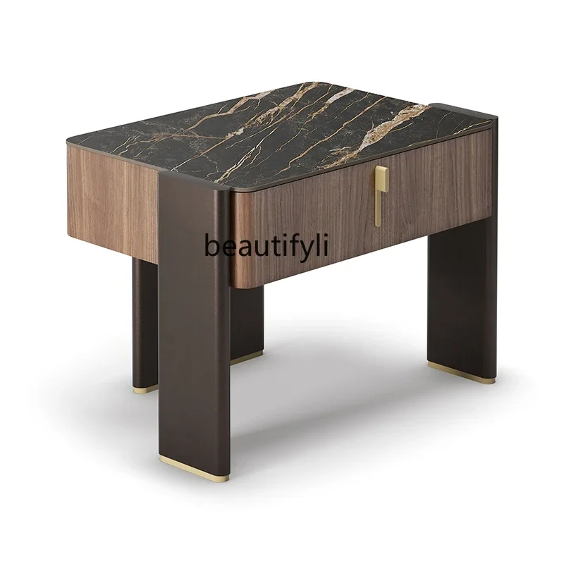 Italian Modern Storage Bedside Cabinet Bedroom Light Luxury Creative Metal Design Bedside Table6239
Italian Modern Storage Bedside Cabinet Bedroom Light Luxury Creative Metal Design Bedside Table6239