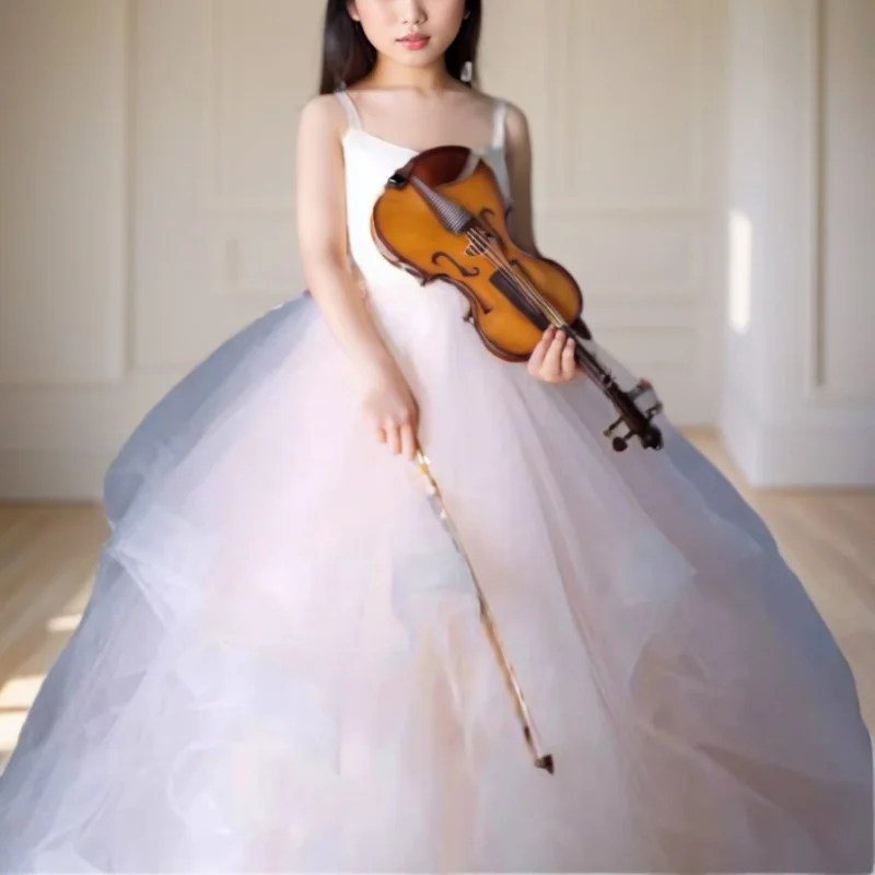 Children's Violin Performance Dress Pink Guzheng Piano Performance Dress Little Girl Fairy Princess Evening Dress Princess Dress
Children's Violin Performance Dress Pink Guzheng Piano Performance Dress Little Girl Fairy Princess Evening Dress Princess Dress