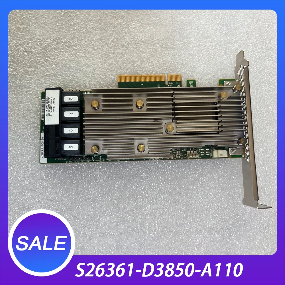 EP540i SAS/SATA card 4GB S26361-D3850-A110
EP540i SAS/SATA card 4GB S26361-D3850-A110