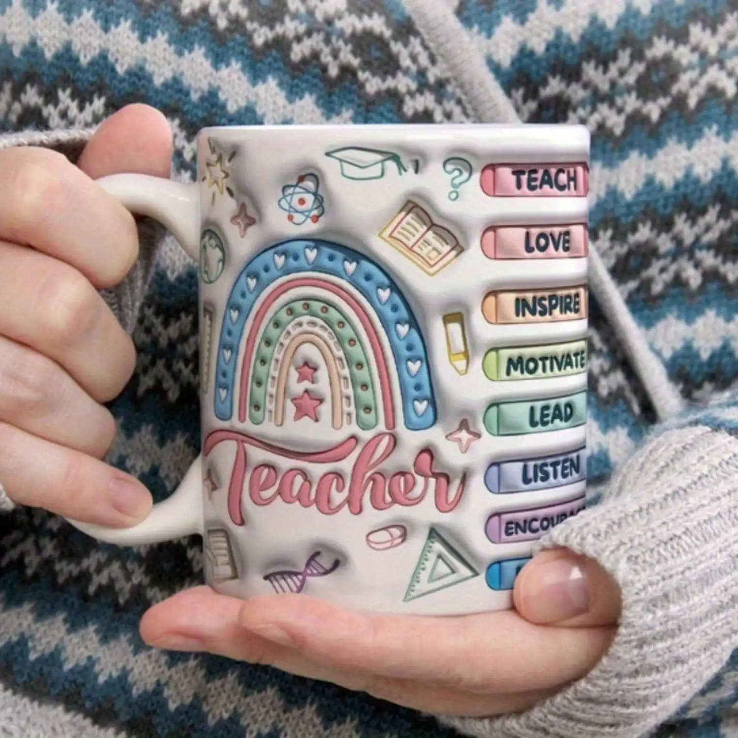 1 Teacher Mug, Teacher Cup, Teacher-Specific Cup, Teacher, Teacher's Birthday And, 11-Ounce Ceramic Cup
1 Teacher Mug, Teacher Cup, Teacher-Specific Cup, Teacher, Teacher's Birthday And, 11-Ounce Ceramic Cup