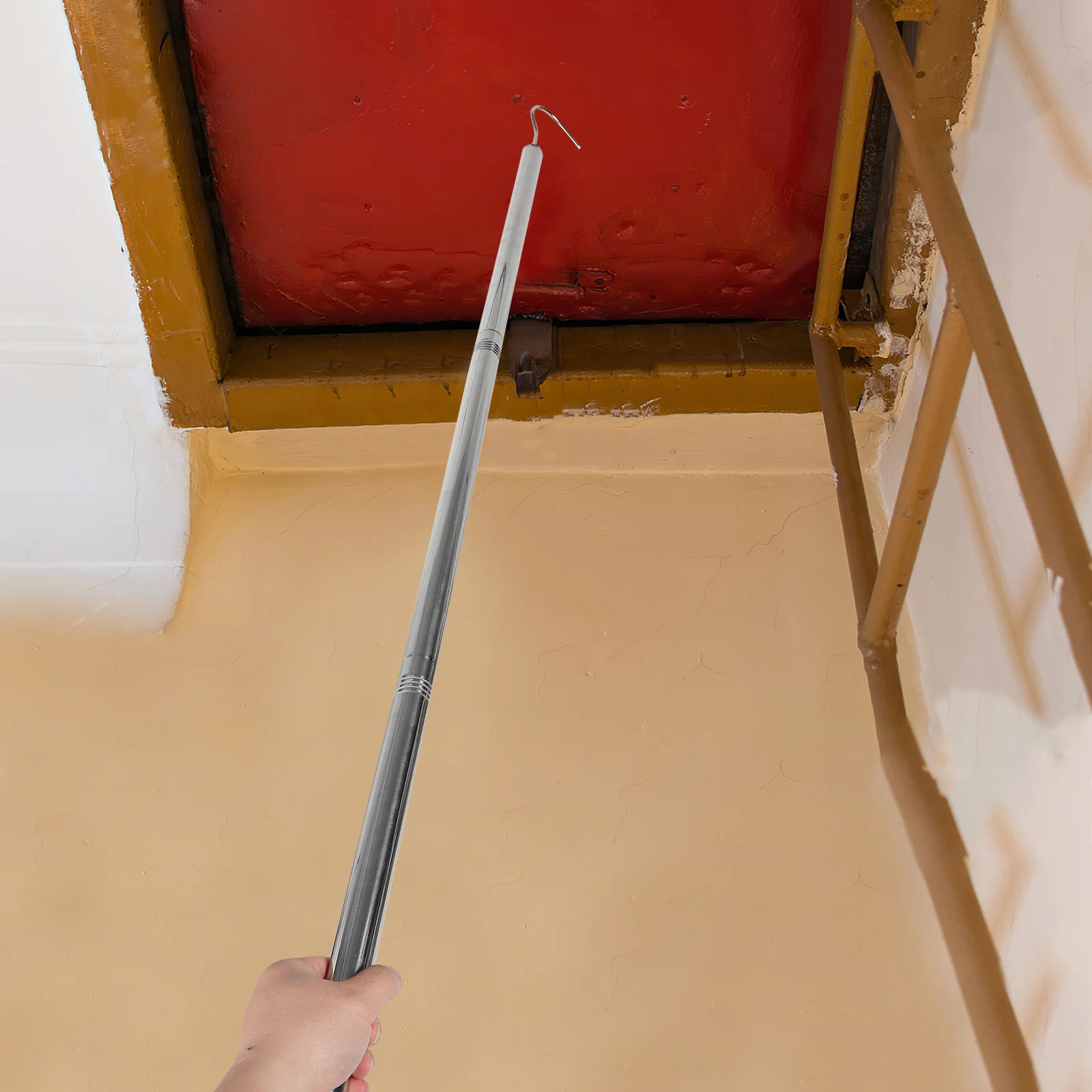 Adjustable Loft Ladder Pull Down Hook Pole Stainless Steel For Attic Stairs Garage Storage Ladder Accessories Ceiling
Adjustable Loft Ladder Pull Down Hook Pole Stainless Steel For Attic Stairs Garage Storage Ladder Accessories Ceiling