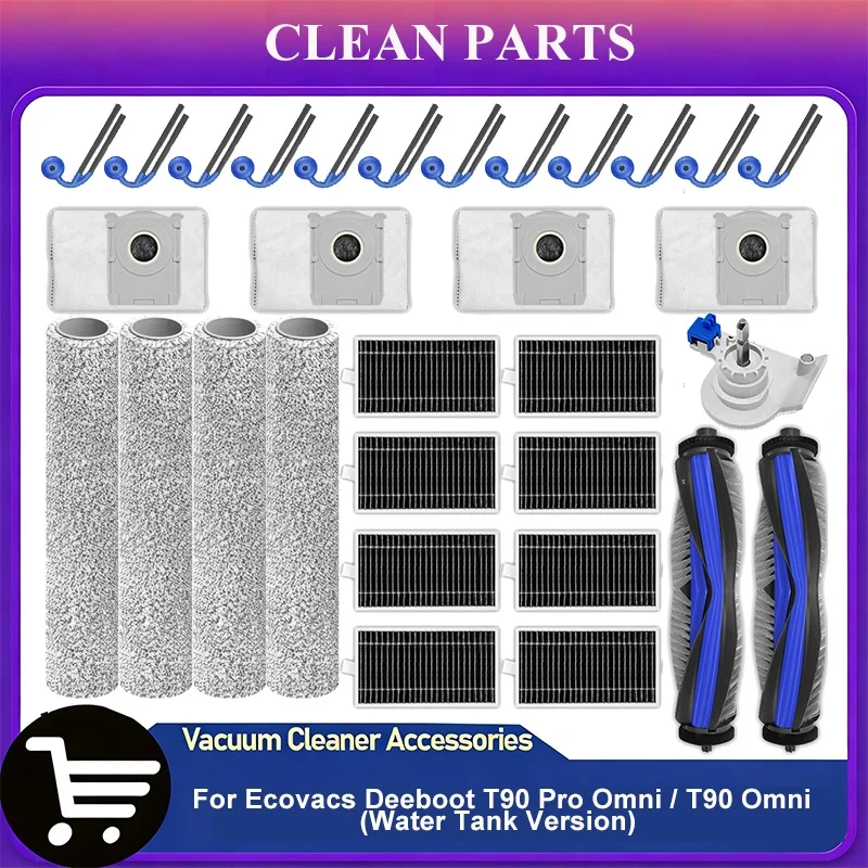 For Ecovacs T90 Pro Omni/ T90 Omni/X12 PRO OMNI/X9S Pro Omni/X9S Omni/Yeedi M16 (Water Tank) Infinity Brush Filter Accessories
For Ecovacs T90 Pro Omni/ T90 Omni/X12 PRO OMNI/X9S Pro Omni/X9S Omni/Yeedi M16 (Water Tank) Infinity Brush Filter Accessories