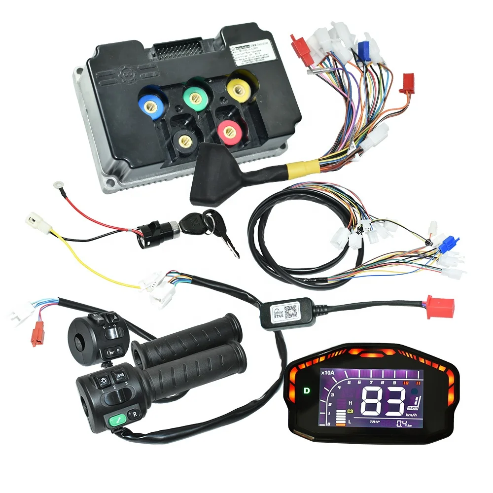 Electric Moped Parts Fardriver ND72340 120A 340A Program Controller Color Display Kit for 5000w ATV Motorcycle Conversion
Electric Moped Parts Fardriver ND72340 120A 340A Program Controller Color Display Kit for 5000w ATV Motorcycle Conversion
