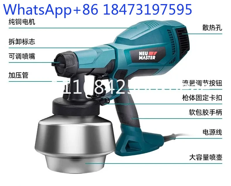 Professional Electric Paint Gun Paint Gun Latex Paint Sprayer
Professional Electric Paint Gun Paint Gun Latex Paint Sprayer