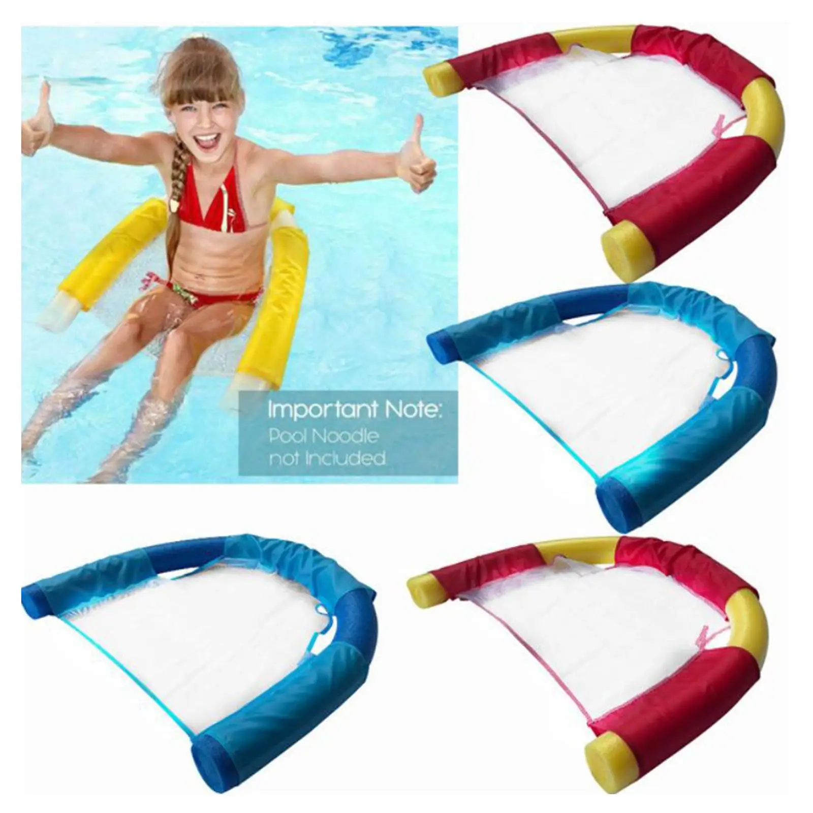 Portable Floating Chair Float Mesh Seat Water Bed Beach Piscina Pool Seats
Portable Floating Chair Float Mesh Seat Water Bed Beach Piscina Pool Seats
