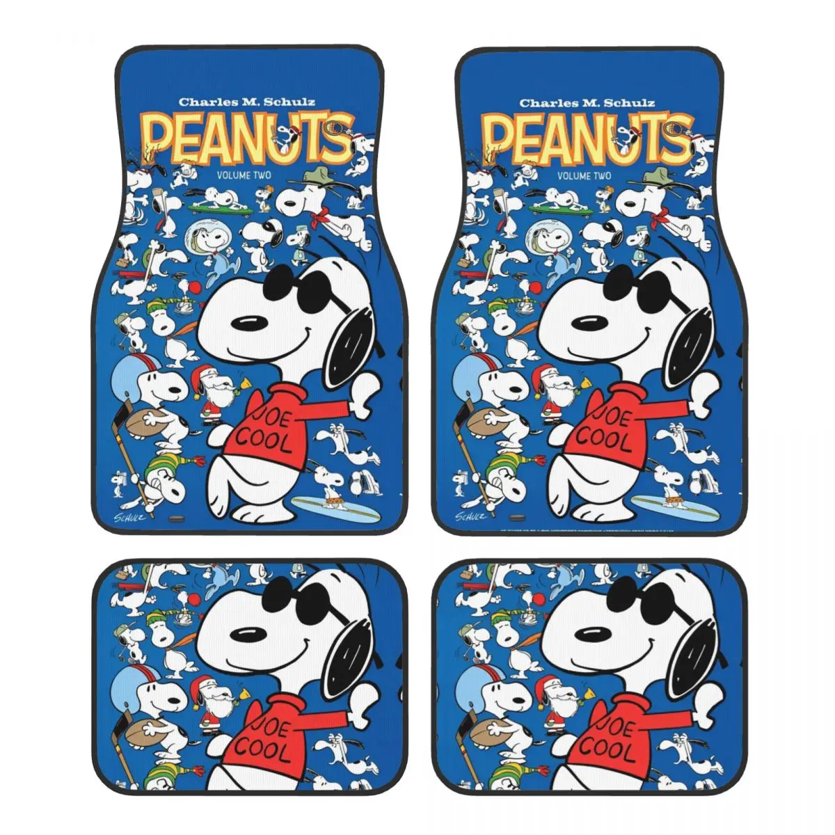 Snoopys Cartoon Dog Car Floor Mats Carpet Full Set Anti-Slip Universal Automotive Floor Mat Fit for Sedans Cars
Snoopys Cartoon Dog Car Floor Mats Carpet Full Set Anti-Slip Universal Automotive Floor Mat Fit for Sedans Cars