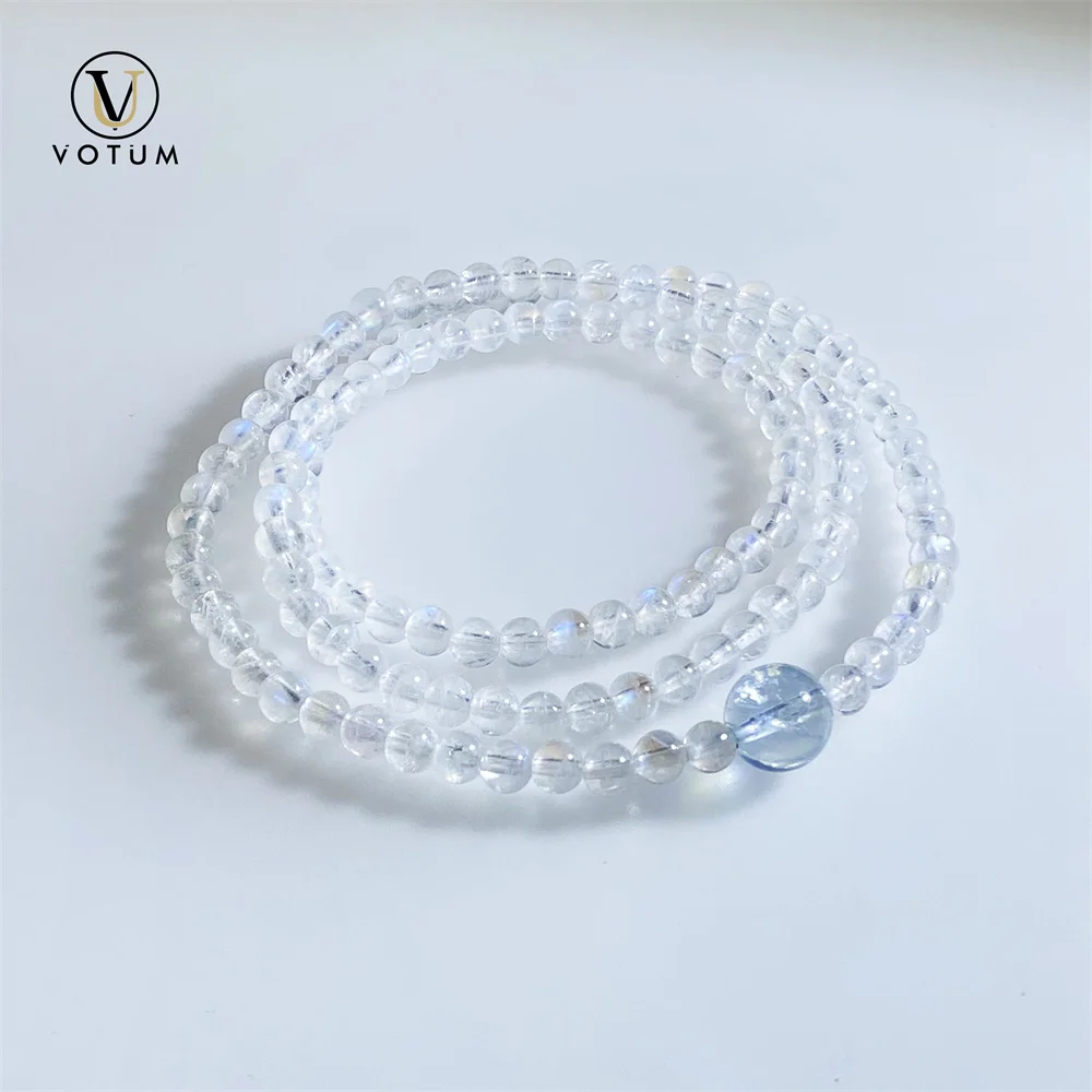 Votum Natural Aquamarine Blue Moonstone Bracelet for Women Lady Bracelets Birthstone Girl Friendship Yoga Gift Beaded Jewelry
Votum Natural Aquamarine Blue Moonstone Bracelet for Women Lady Bracelets Birthstone Girl Friendship Yoga Gift Beaded Jewelry