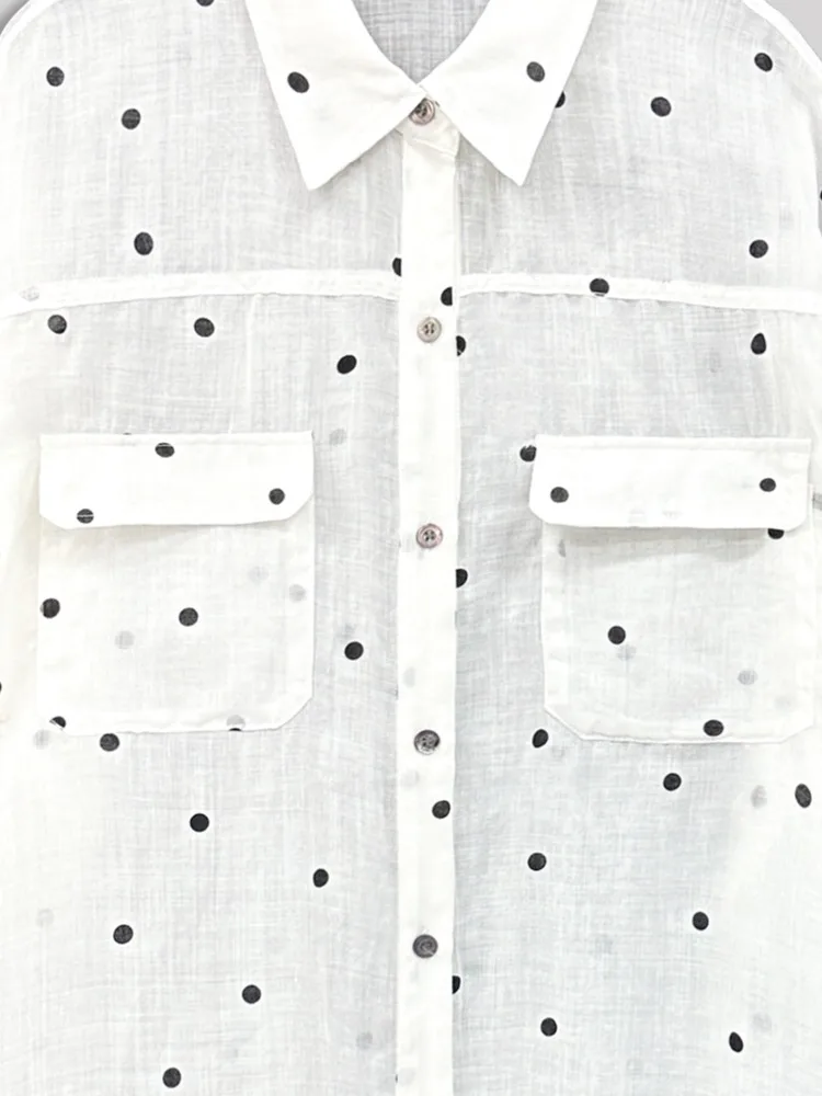 Alice AIMURSE Summer Casual Versatile Polka Dot Shirt Women's Premium Fashion Cotton Linen Blend Comfortable Fit Top
Alice AIMURSE Summer Casual Versatile Polka Dot Shirt Women's Premium Fashion Cotton Linen Blend Comfortable Fit Top