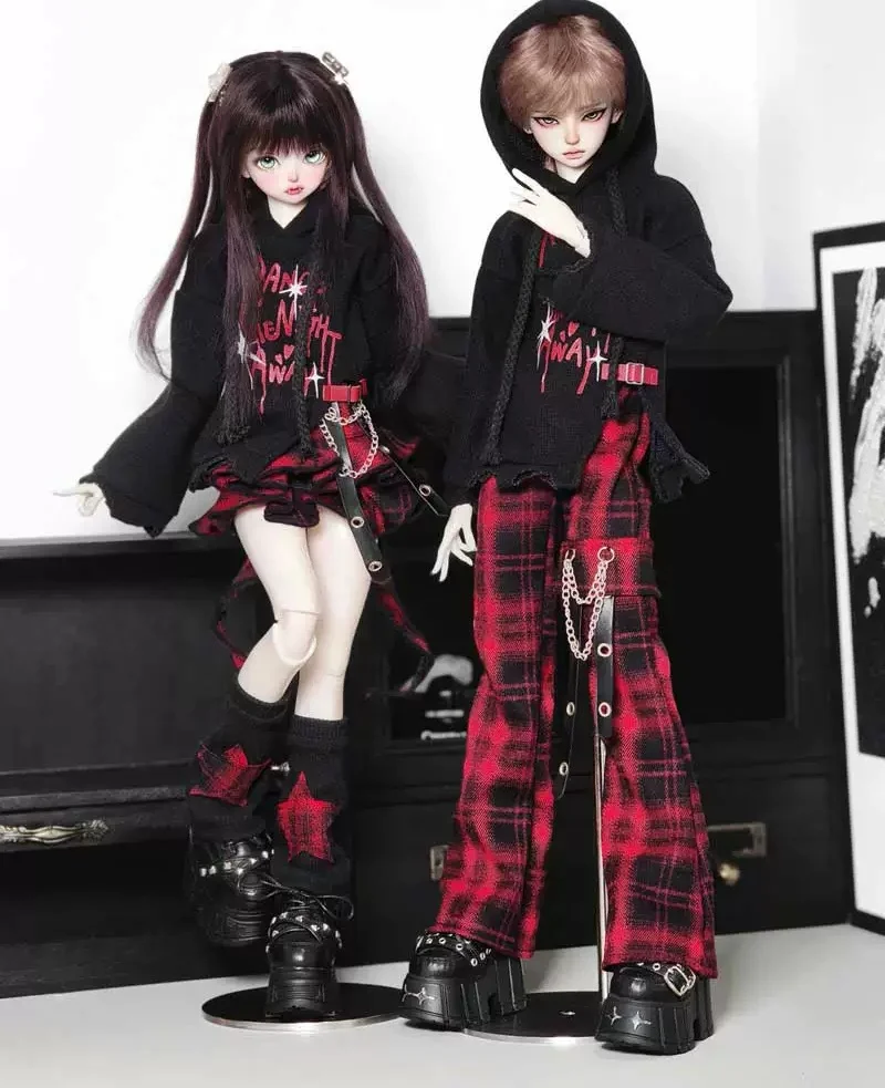 BJD doll clothes - suitable for 1/4 size sweet and cool style Black hoodie + skirt/pants / suit. Doll accessories
BJD doll clothes - suitable for 1/4 size sweet and cool style Black hoodie + skirt/pants / suit. Doll accessories