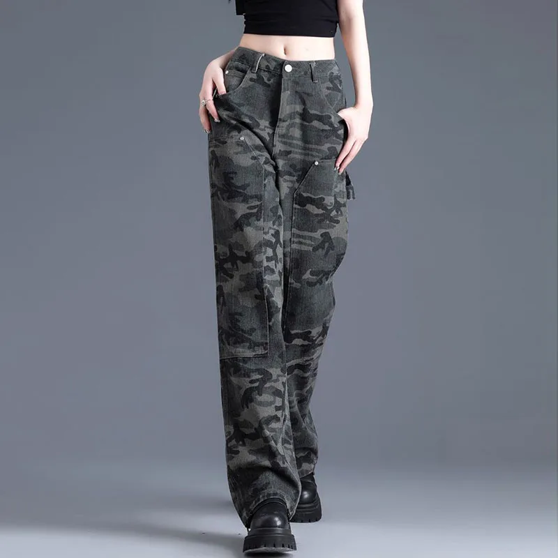 2023 New Summer Work Jeans Loose Casual Pocket Camo Wide Leg Pants Fashion Breathable Thin Straight Pants
2023 New Summer Work Jeans Loose Casual Pocket Camo Wide Leg Pants Fashion Breathable Thin Straight Pants