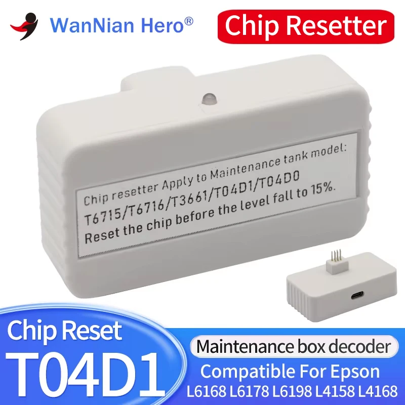 T04D0 восстановитель чипа резервуара для EPSON ET-7700 L7160 L7180 L7188 L4170 L4165 L4167 L4166
T04D0 восстановитель чипа резервуара для EPSON ET-7700 L7160 L7180 L7188 L4170 L4165 L4167 L4166