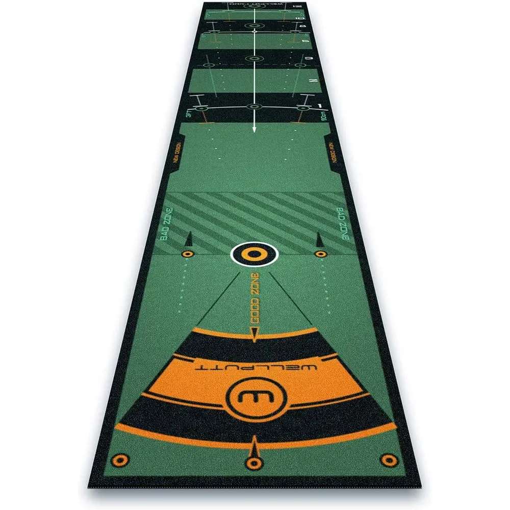 Зеленый классический коврик для гольфа длиной 10 футов
Зеленый классический коврик для гольфа длиной 10 футов