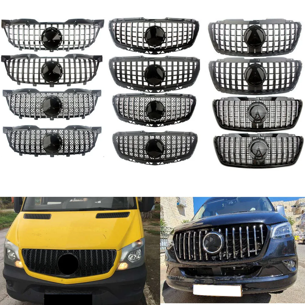 New Car Front Racing Facelift Grilles Upper Bumper Grill For Mercedes-Benz Sprinter W906 W907 2009-2013 2014-2017 2018-2022
New Car Front Racing Facelift Grilles Upper Bumper Grill For Mercedes-Benz Sprinter W906 W907 2009-2013 2014-2017 2018-2022
