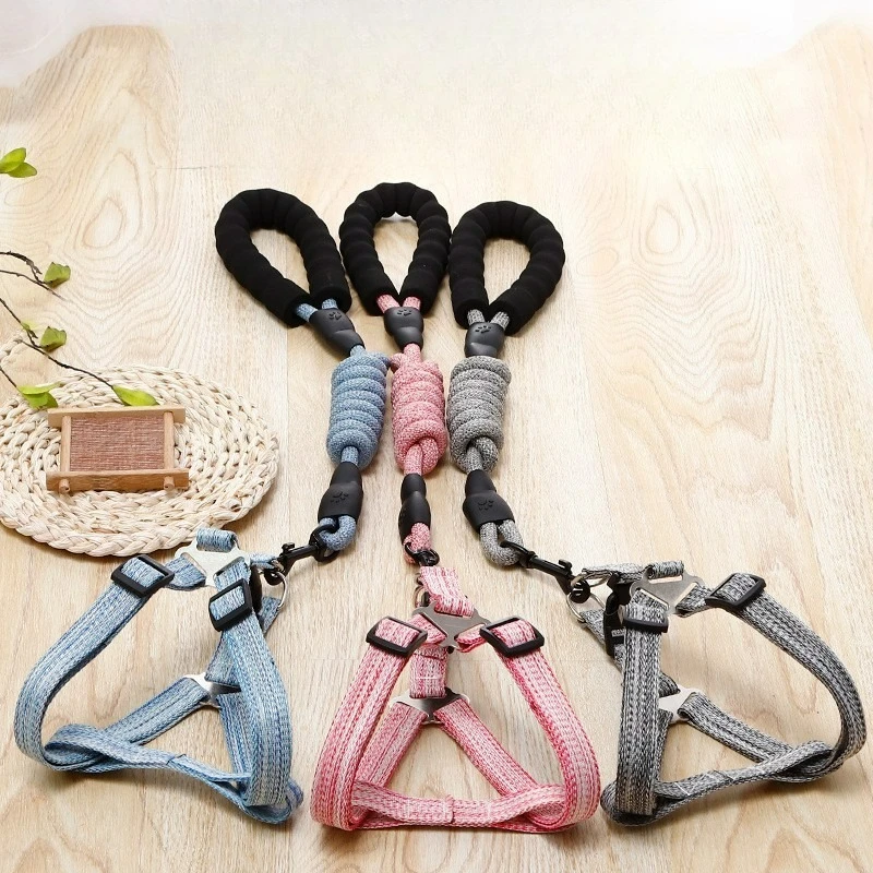 Pet Dog Collar Harness 1.2M Leash Set for Small Dogs Adjustable Puppy Cat Harness Vest Chihuahua Outdoor Walking Pet Leash
Pet Dog Collar Harness 1.2M Leash Set for Small Dogs Adjustable Puppy Cat Harness Vest Chihuahua Outdoor Walking Pet Leash