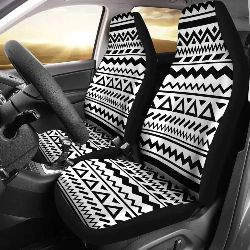 Черно-белые чехлы на автомобильные сиденья Aztec, комплект из 2 универсальных защитных чехлов на передние сиденья
Черно-белые чехлы на автомобильные сиденья Aztec, комплект из 2 универсальных защитных чехлов на передние сиденья