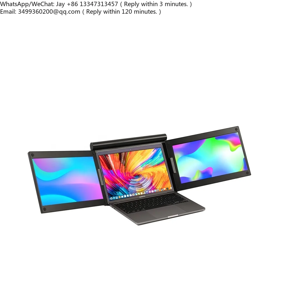 Wholesale 13.3inch X 2 IPS Full View Portable Monitors Tri-screen Monitor Extended Laptop Screen
Wholesale 13.3inch X 2 IPS Full View Portable Monitors Tri-screen Monitor Extended Laptop Screen